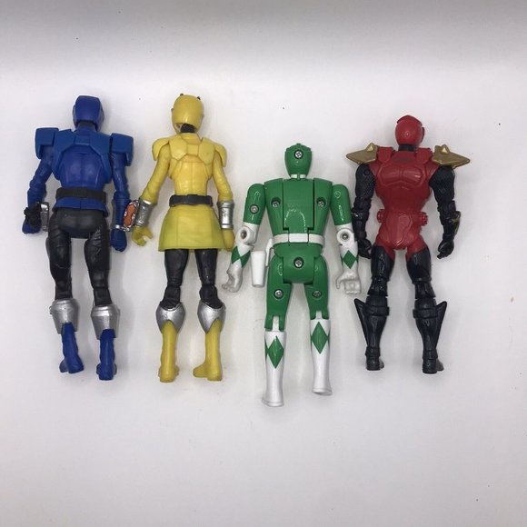 Power Ranger Action Figures 6" Set Of 4 - Picture 2 of 11